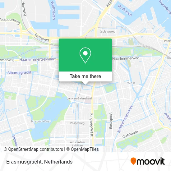Erasmusgracht map