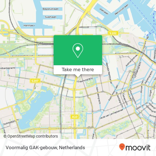 Voormalig GAK-gebouw map