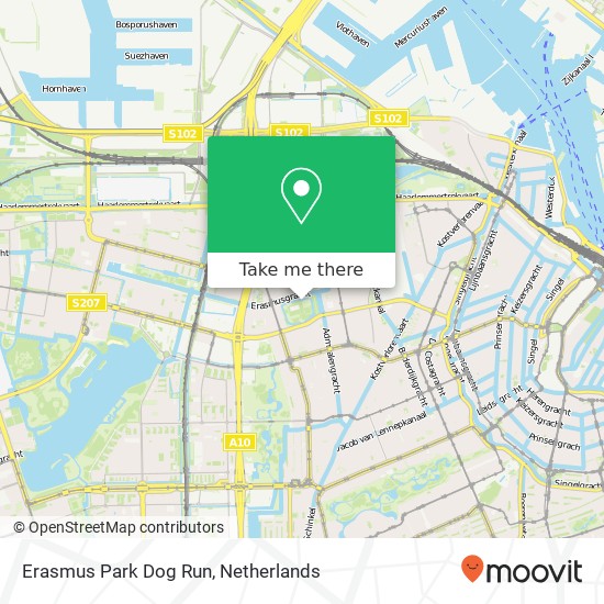 Erasmus Park Dog Run map