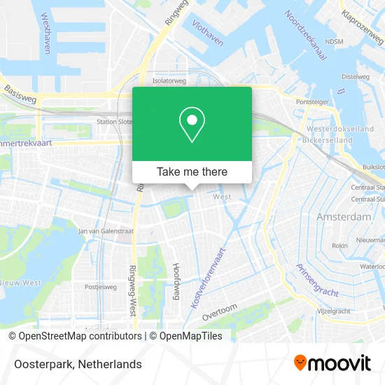 Oosterpark map