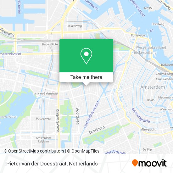 Pieter van der Doesstraat map