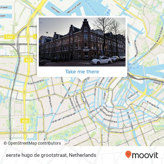 eerste hugo de grootstraat Karte