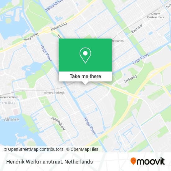 Hendrik Werkmanstraat map
