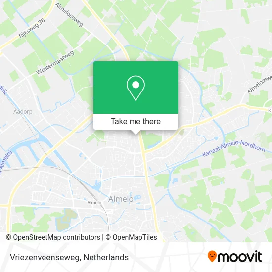 Vriezenveenseweg map