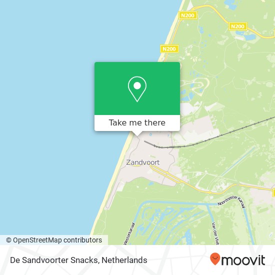 De Sandvoorter Snacks map