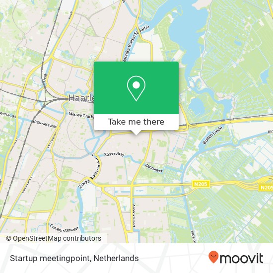 Startup meetingpoint map