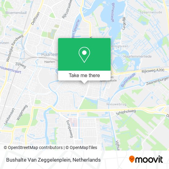 Bushalte Van Zeggelenplein map