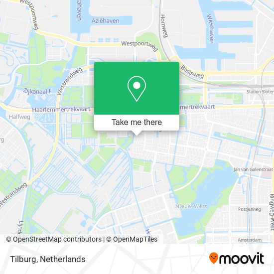 Tilburg Karte