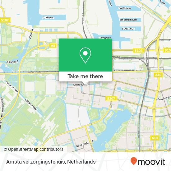 Amsta verzorgingstehuis map