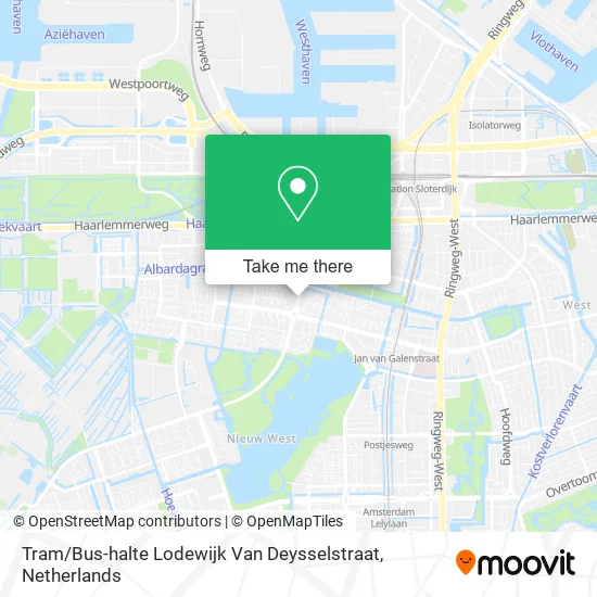 Tram / Bus-halte Lodewijk Van Deysselstraat map