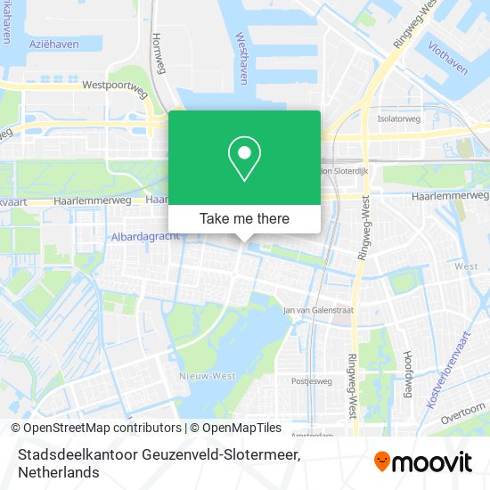 Stadsdeelkantoor Geuzenveld-Slotermeer Karte