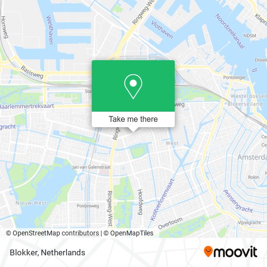 How to get to Blokker in Amsterdam by Train or Metro?