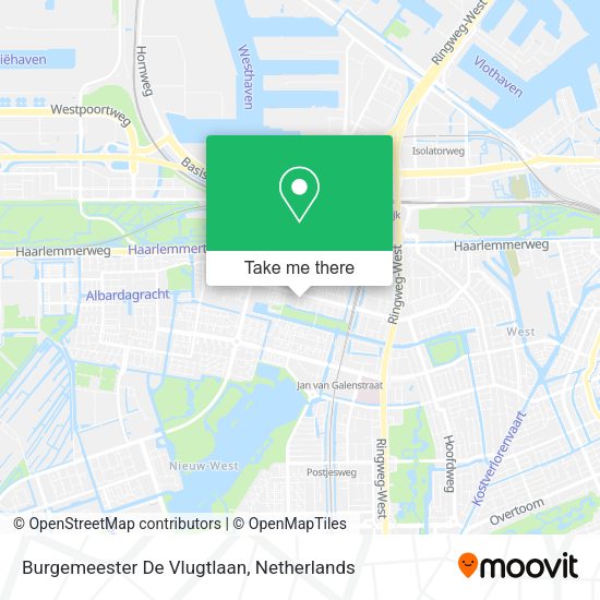 Burgemeester De Vlugtlaan map