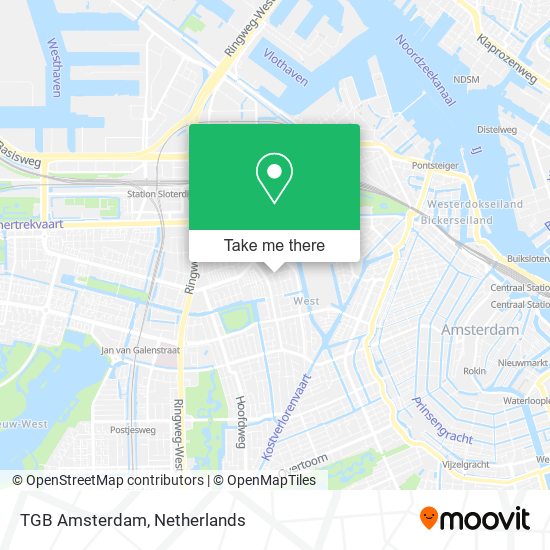 TGB Amsterdam map
