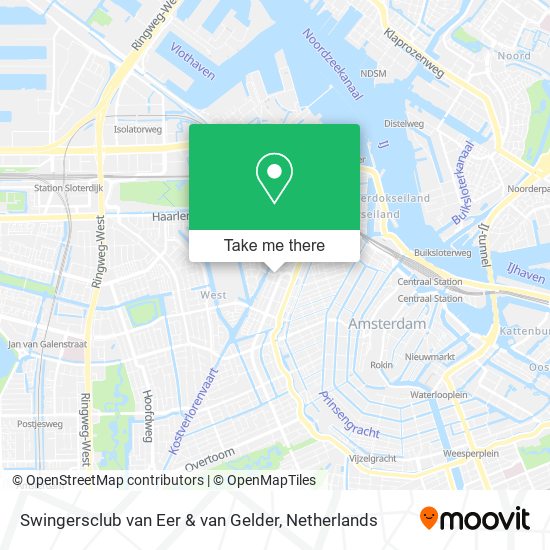 Swingersclub van Eer & van Gelder map