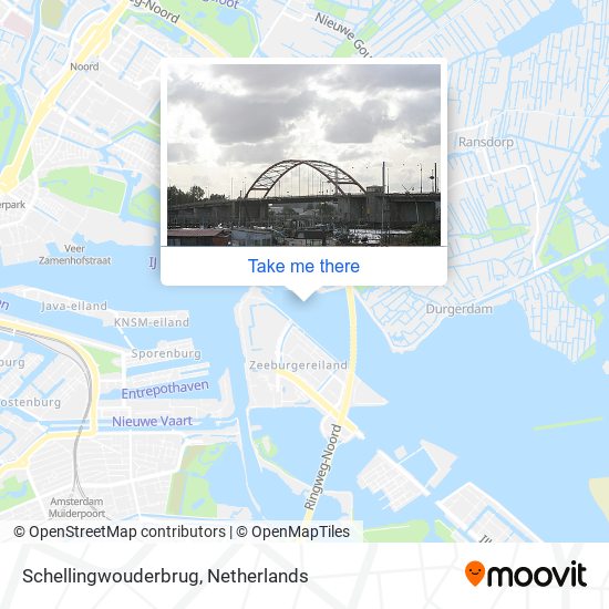 Schellingwouderbrug map