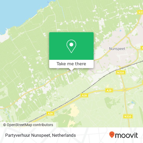 Partyverhuur Nunspeet map