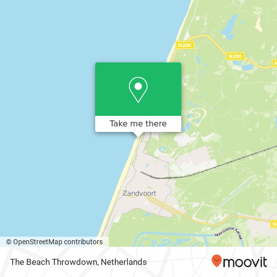 The Beach Throwdown map