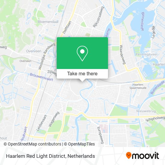 Haarlem Red Light District map