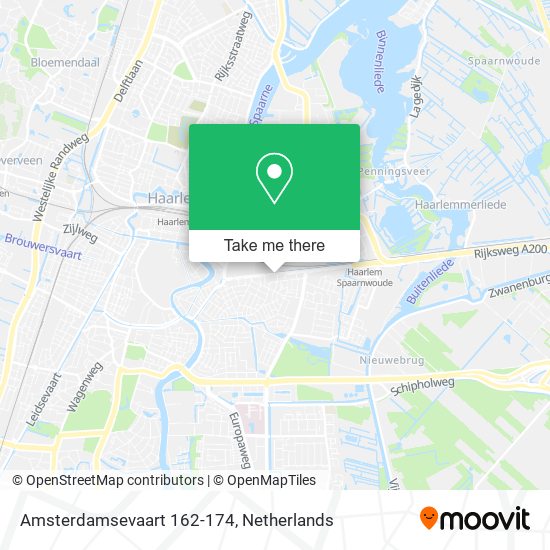 Amsterdamsevaart 162-174 Karte