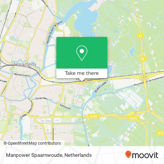 Manpower Spaarnwoude map