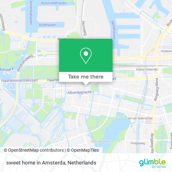 sweet home in Amsterda map