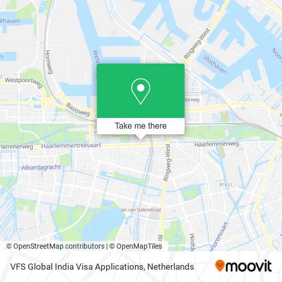 VFS Global India Visa Applications map