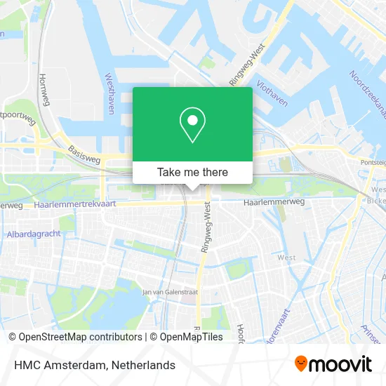 HMC Amsterdam map