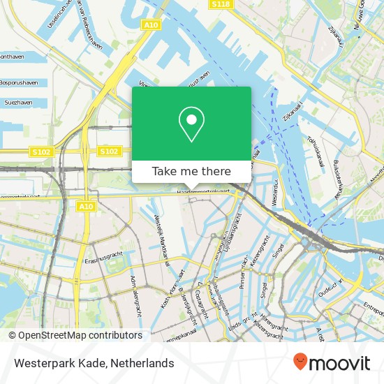 Westerpark Kade map