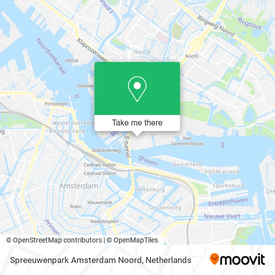 Spreeuwenpark Amsterdam Noord Karte