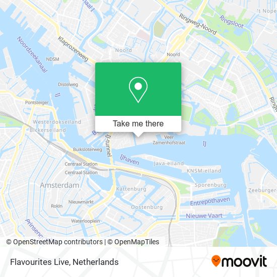 Flavourites Live map