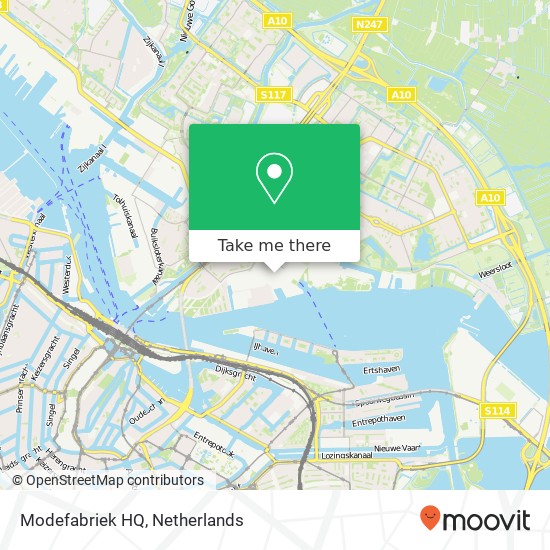 Modefabriek HQ map