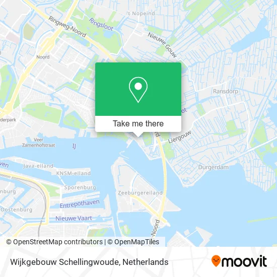 Wijkgebouw Schellingwoude map