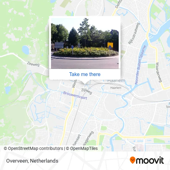 Overveen map