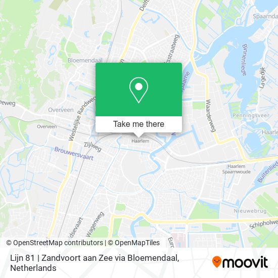 How to get to Lijn 81 | aan Zee via Haarlem by Train, Light Rail or Metro