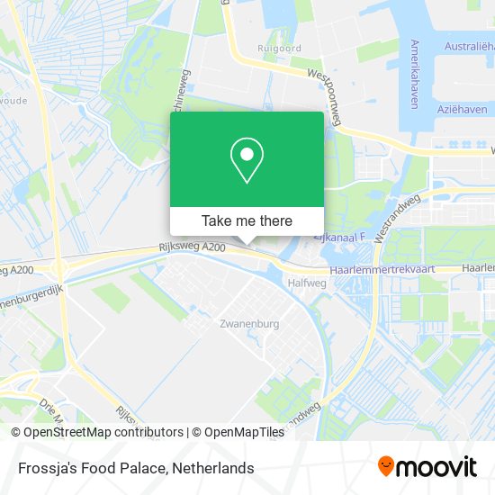 Frossja's Food Palace Karte