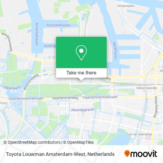 Toyota Louwman Amsterdam-West Karte
