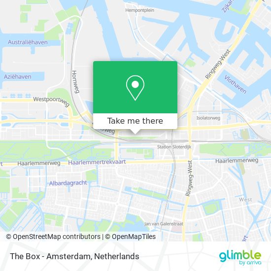 The Box - Amsterdam Karte
