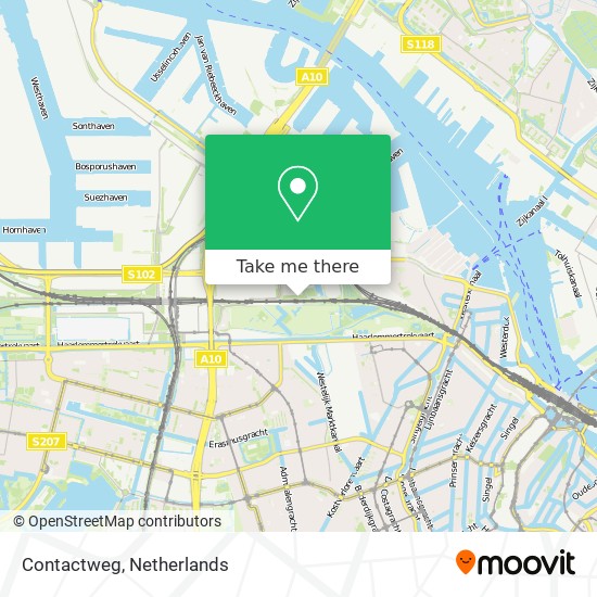 Contactweg map