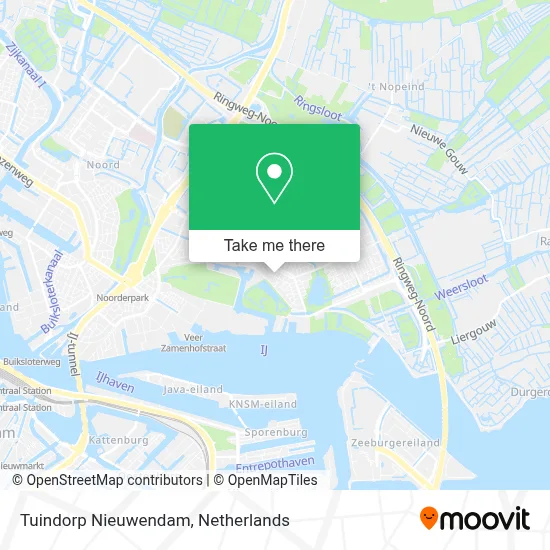 Tuindorp Nieuwendam map
