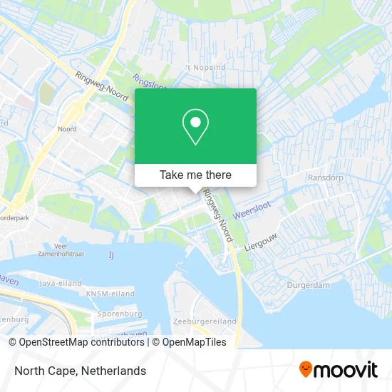 Noordkaap map