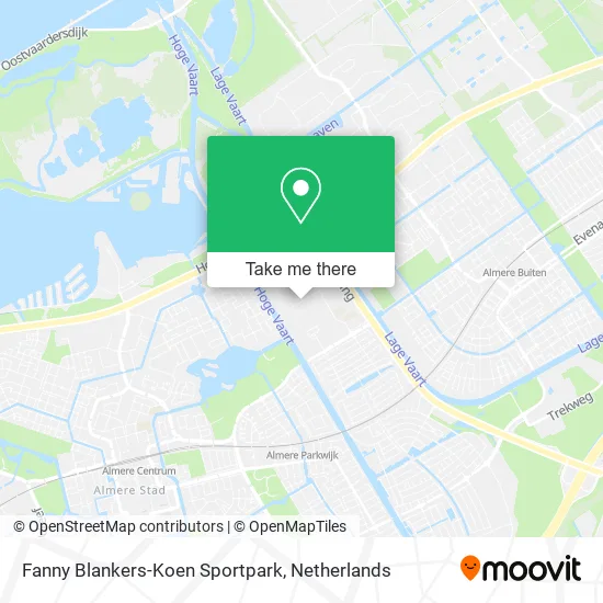 Fanny Blankers-Koen Sportpark map