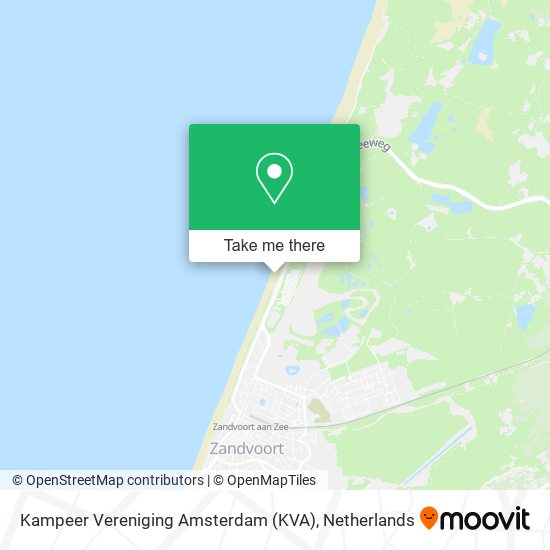 Kampeer Vereniging Amsterdam (KVA) map