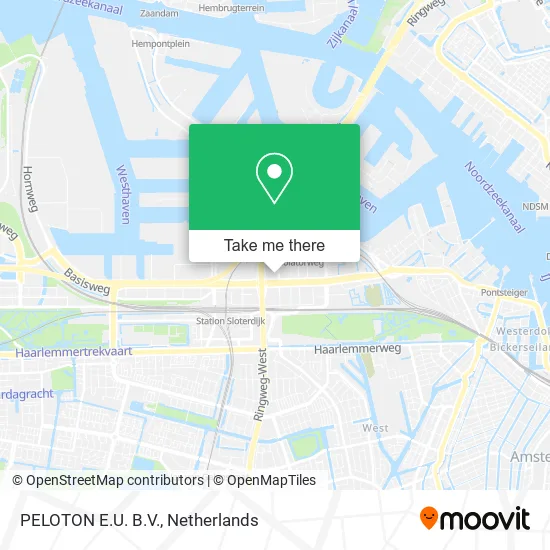 PELOTON  E.U. B.V. map
