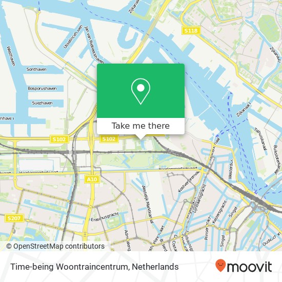 Time-being Woontraincentrum map