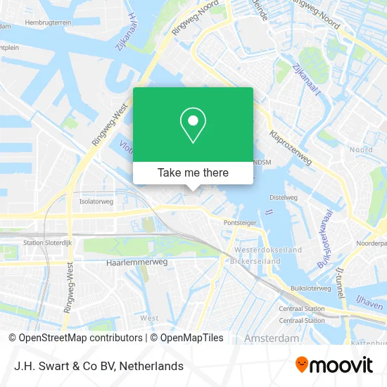 J.H. Swart & Co BV map