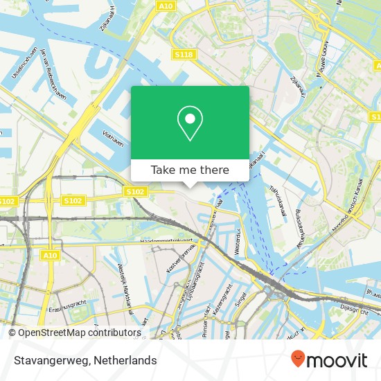 Stavangerweg map