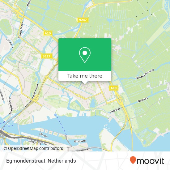 Egmondenstraat map