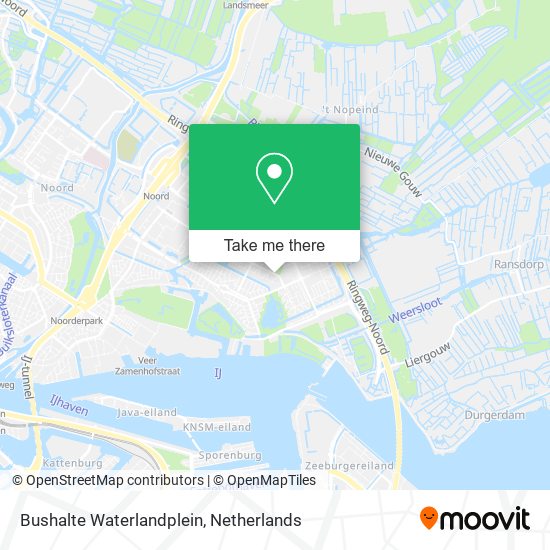 Bushalte Waterlandplein map