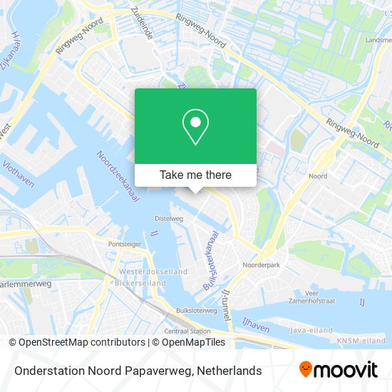 Onderstation Noord Papaverweg Karte